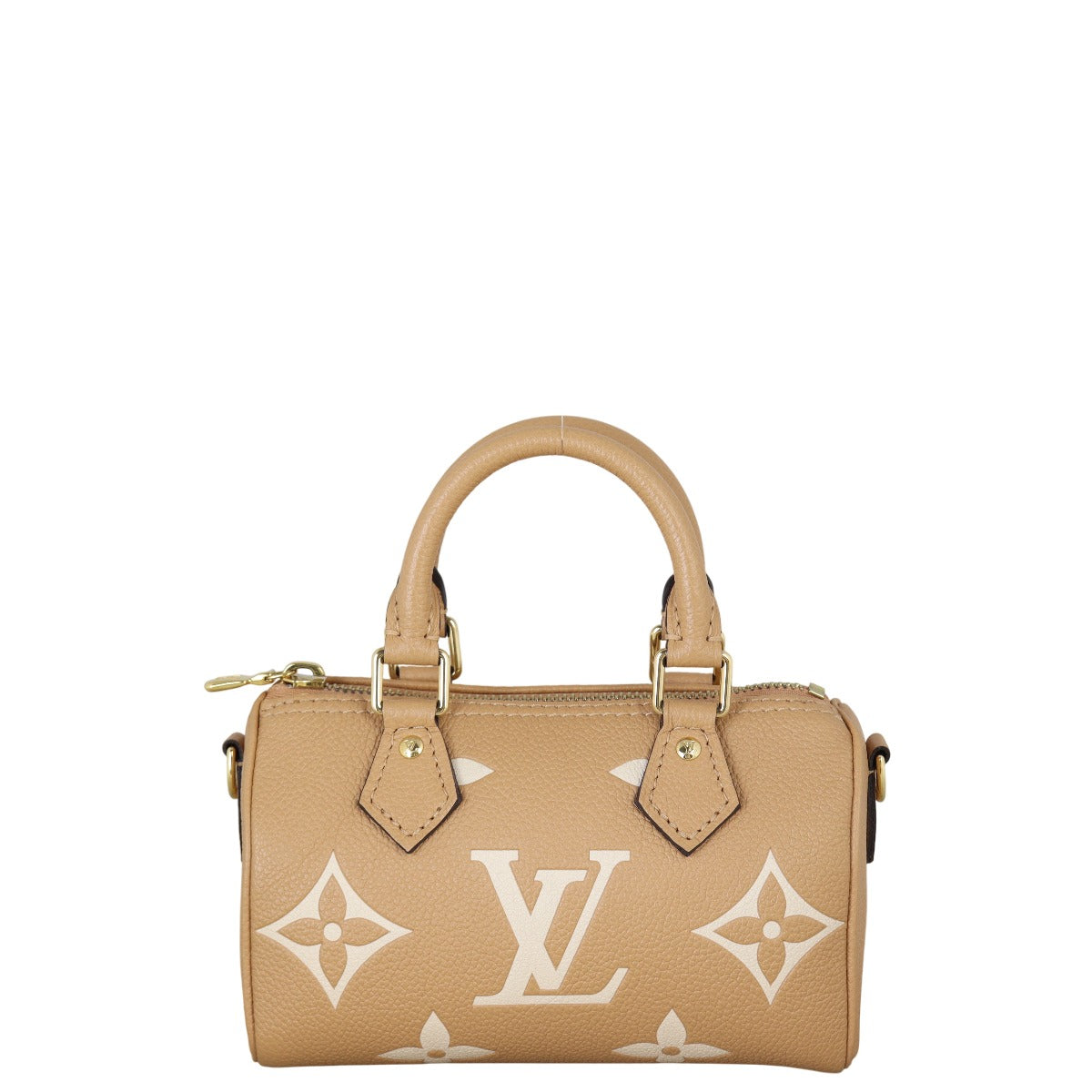 Louis Vuitton Nano Speedy Monogram Empreinte Giant Bicolour