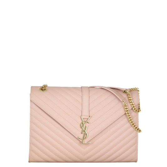 Saint Laurent Matelasse Envelope Large Bag