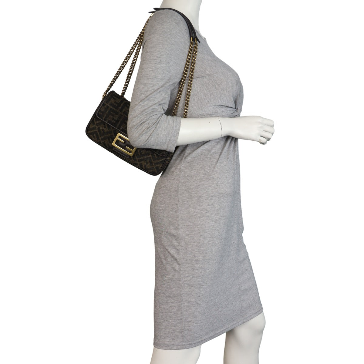 Fendi Baguette Chain Midi Bag