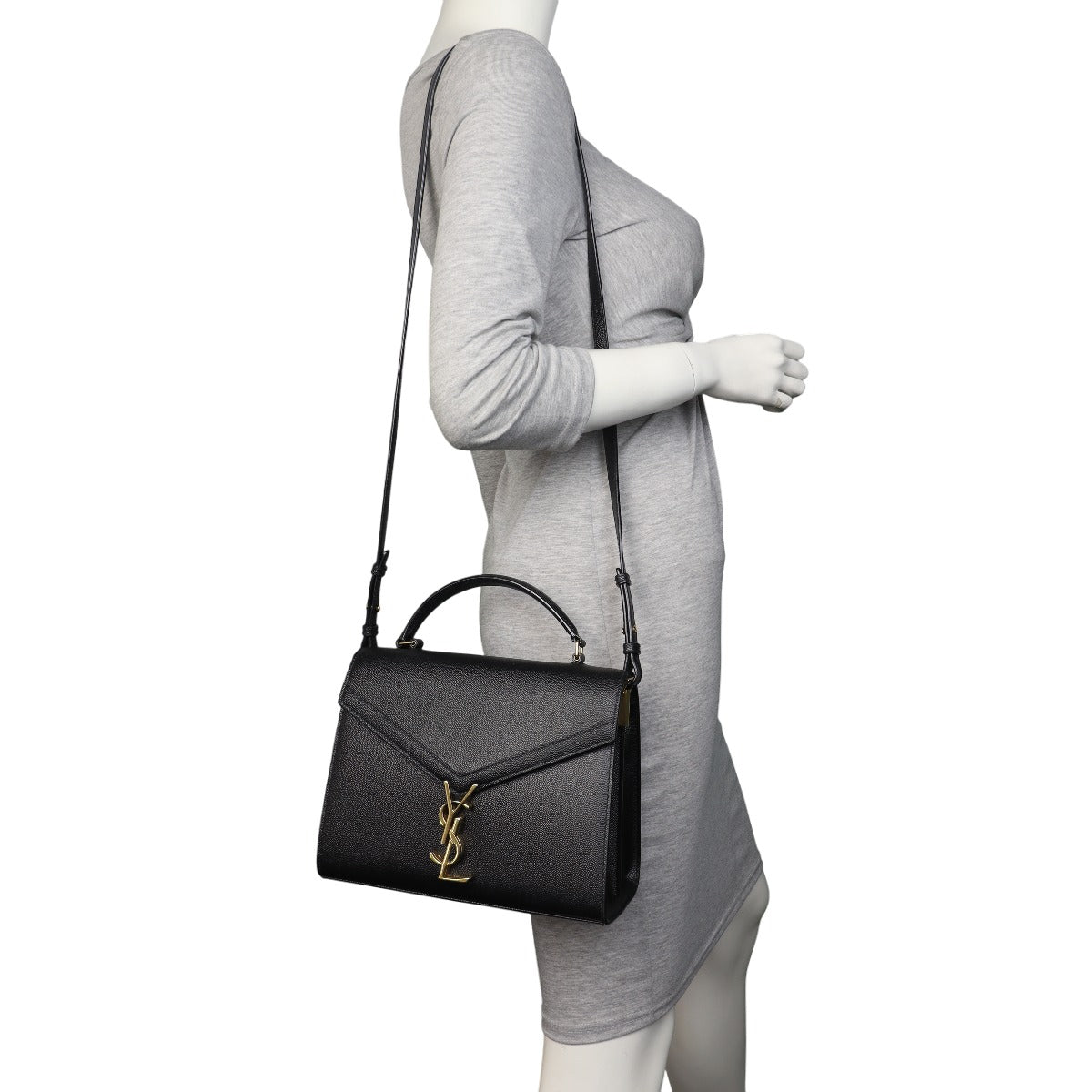 Saint Laurent Cassandra Top Handle Medium Bag