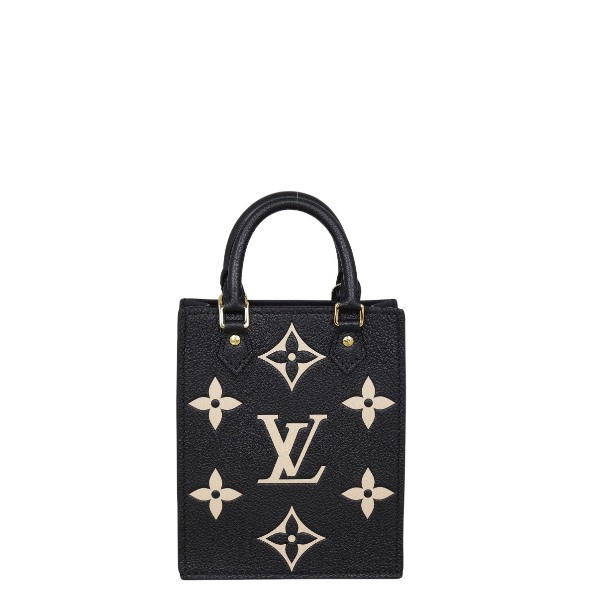Louis Vuitton Petit Sac Plat Monogram Empreinte Giant Bicolour
