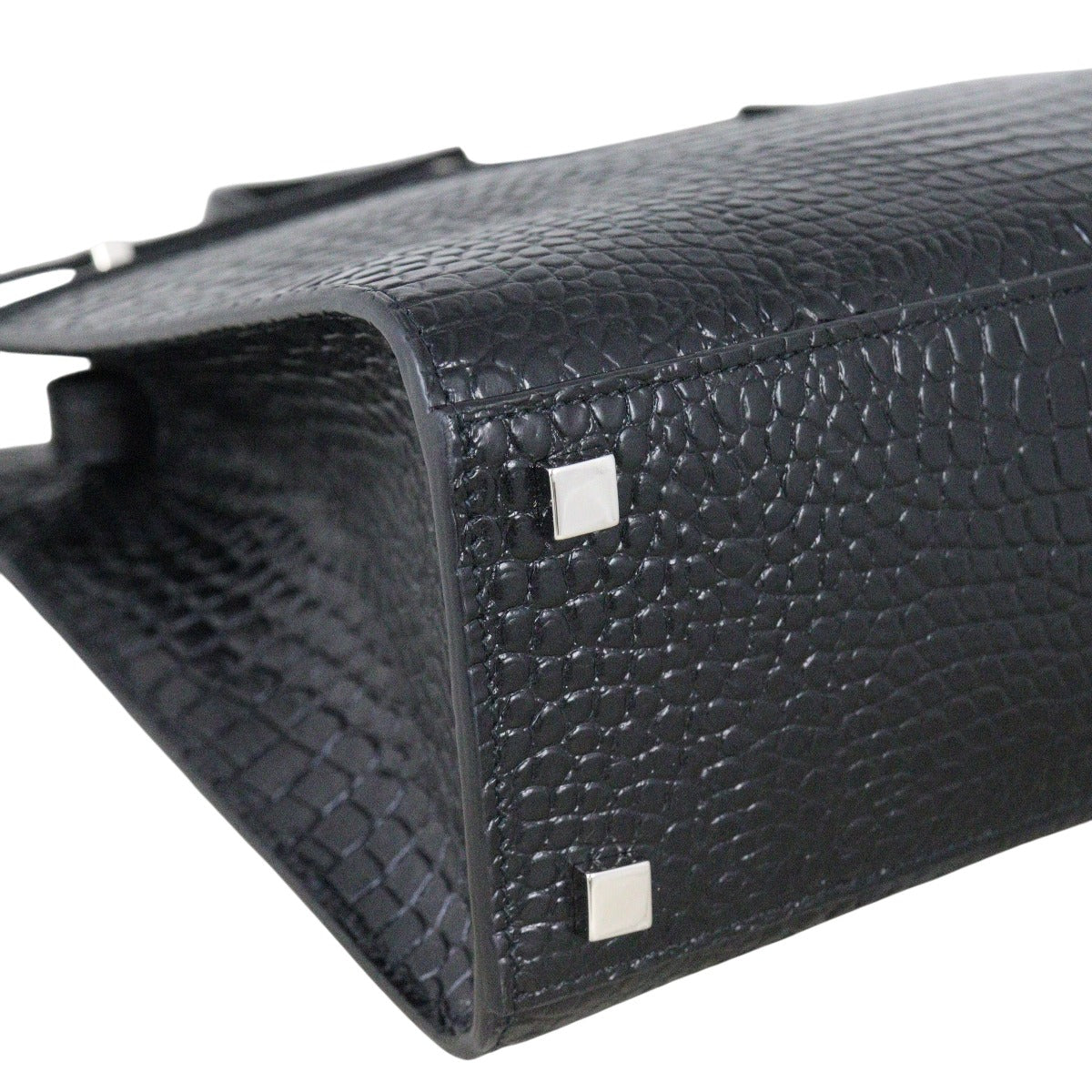 Saint Laurent Manhattan Tote Medium Croc Embossed