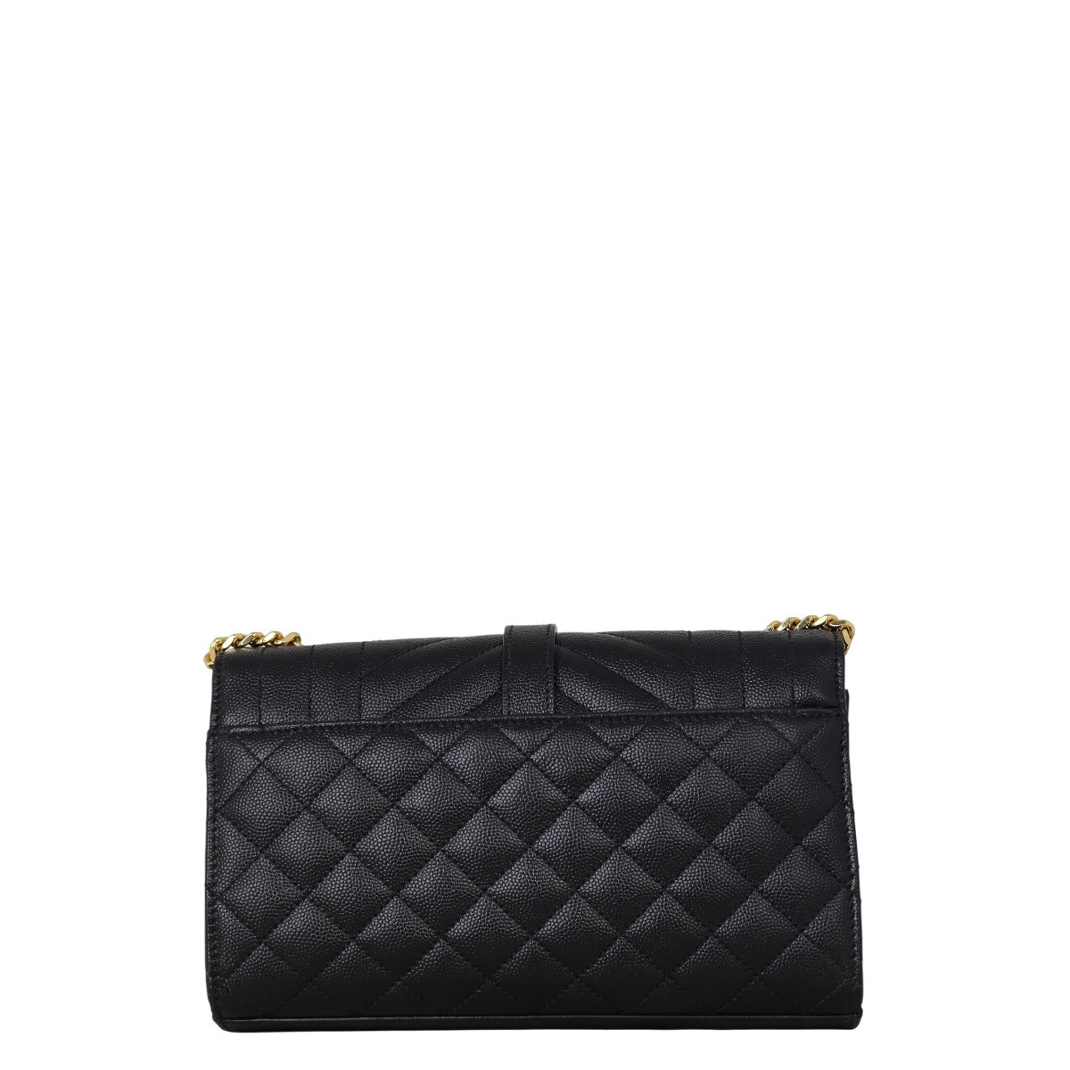 Saint Laurent Monogram Mix Matelasse Envelope Chain Bag Small