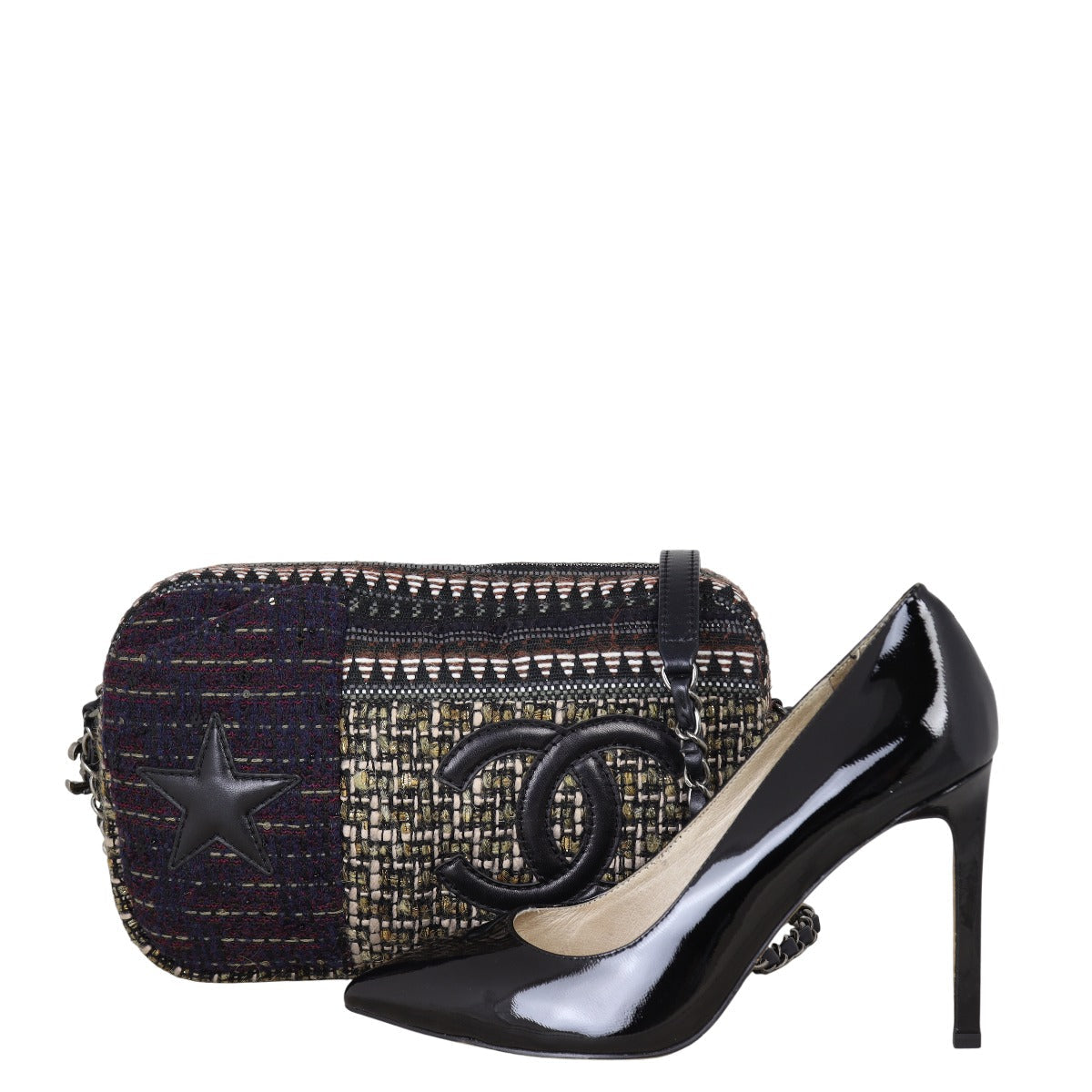 Chanel Paris-Dallas Camera Case Tweed Medium