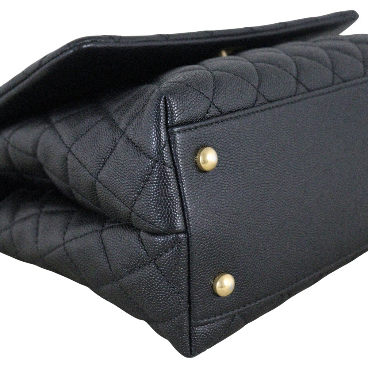 Chanel Coco Top Handle Flap Bag Medium