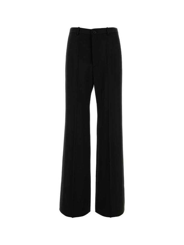 Luxury Balenciaga Trending 2025 Regular Fit Tailored Wide Pans Black