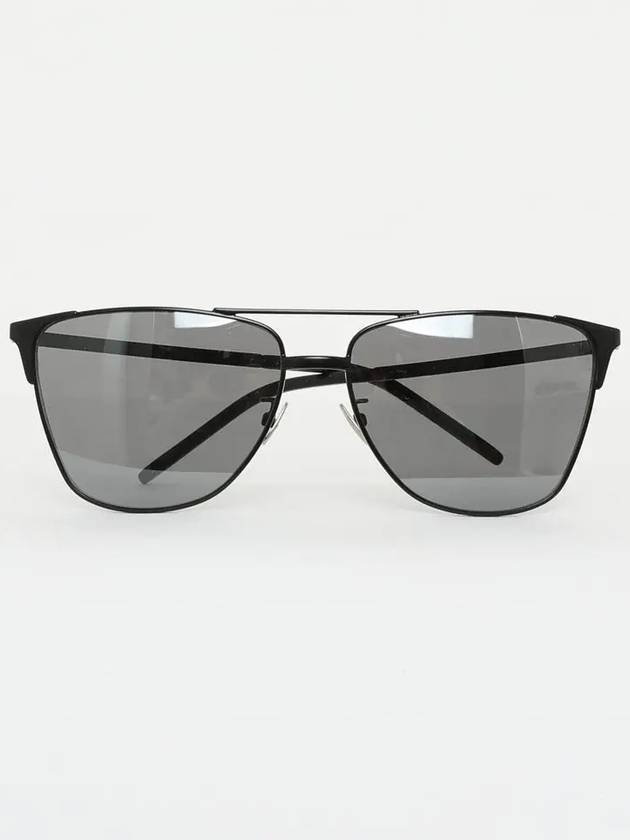 Luxury Saint Laurent Trending 2025 Eyewear Aviator Metal Sunglasses Black