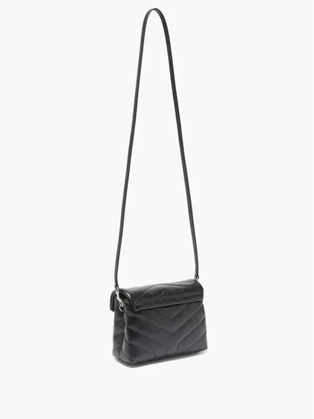 Luxury Saint Laurent Trending 2025 Loulou Toy Leather Small Shoulder Bag Black