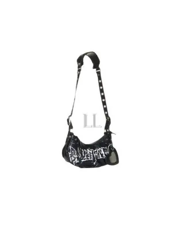 Luxury Balenciaga Trending 2025 Le Cargol XS DIY Metal Lambskin Shoulder Bag Black