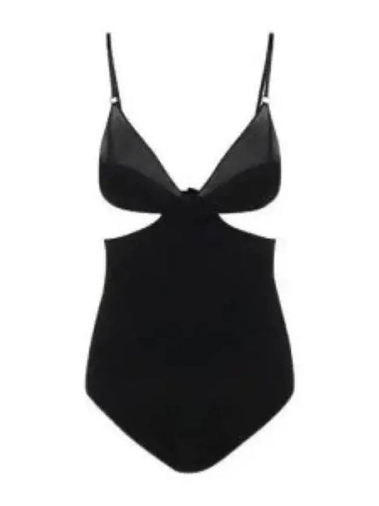 Luxury Saint Laurent Trending 2025 Cut Out Body Suit Black