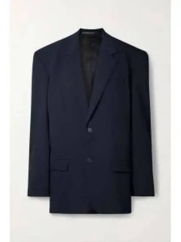 Luxury Balenciaga Trending 2025 Pinstripe Wool Blazer Jacket Black