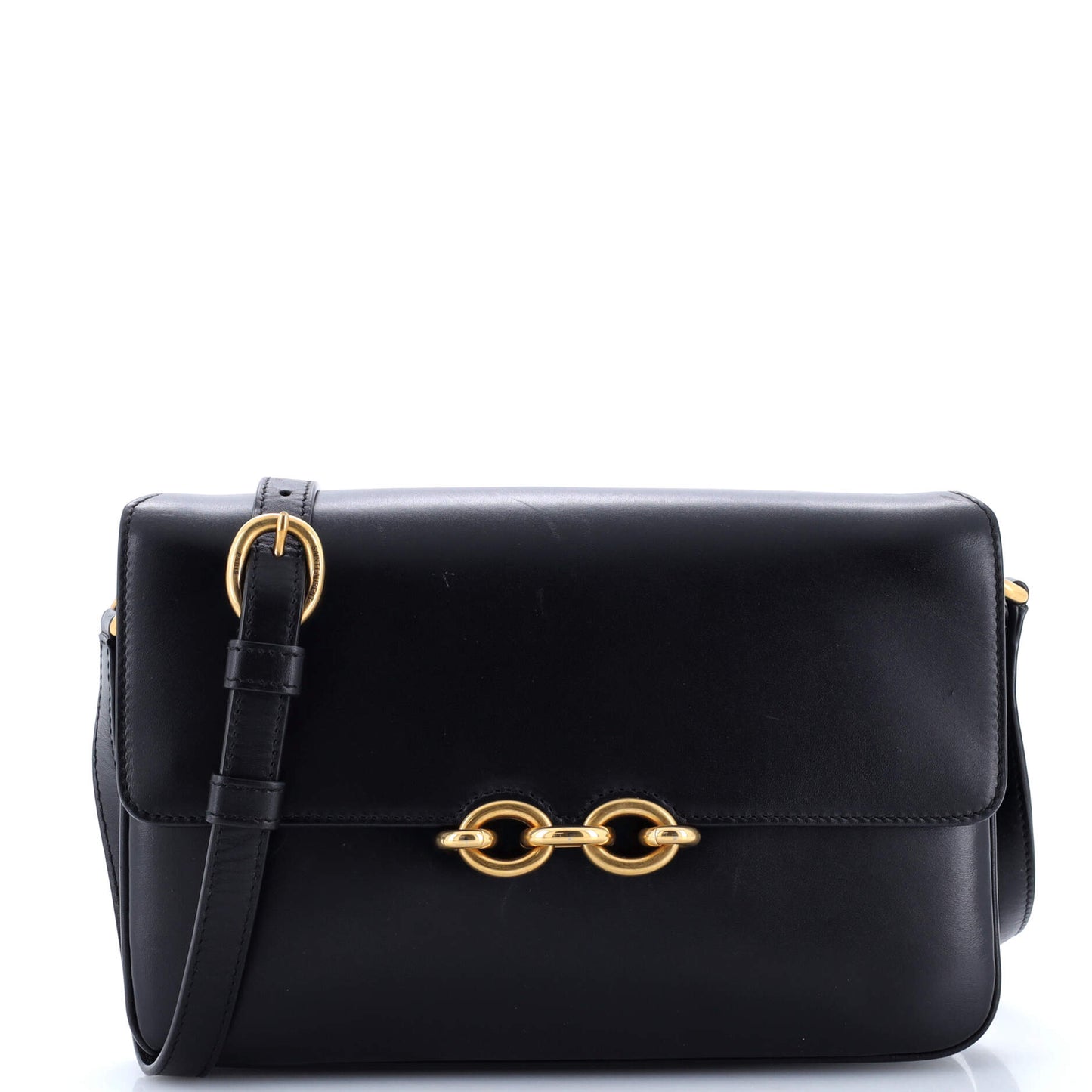 Luxury Saint Laurent Trending 2025 Le Maillon Shoulder Bag Leather Medium