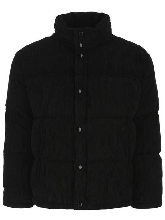 Luxury Saint Laurent Trending 2025 Corduroy Down Padding Jacket Black