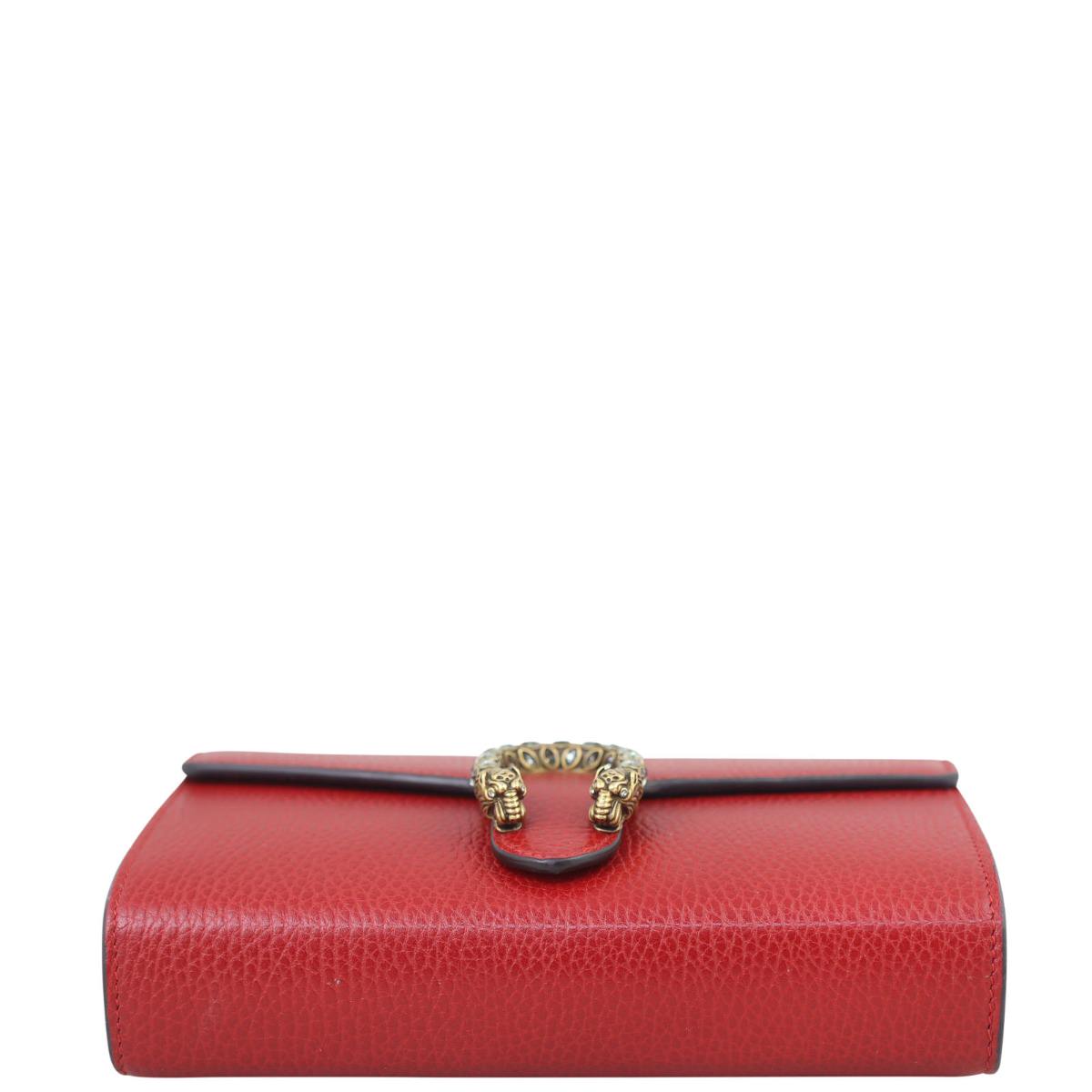 Gucci Dionysus Mini Leather Chain Wallet