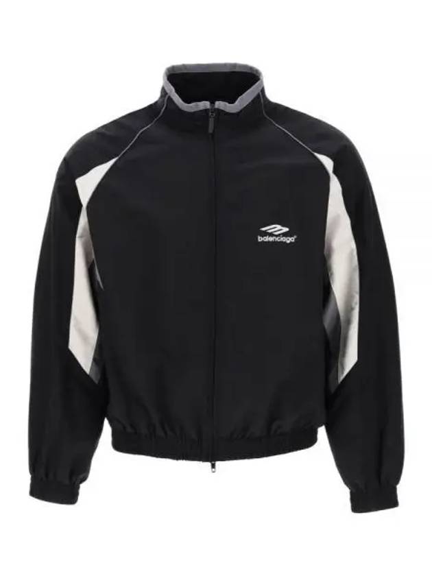 Luxury Balenciaga Trending 2025 3B Sports Icon Regular Track Jacket Black