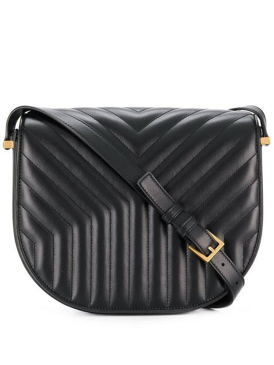 Luxury Saint Laurent Trending 2025 Joan Satchel Quilted Shoulder Bag Black