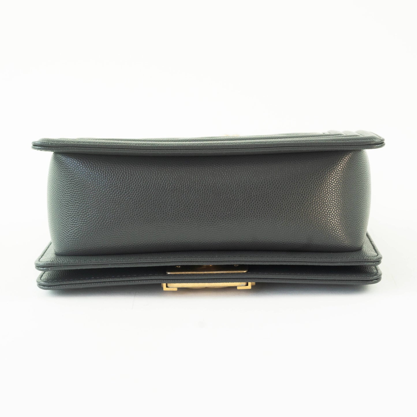 Chanel Chevron Small Boy Bag Grey