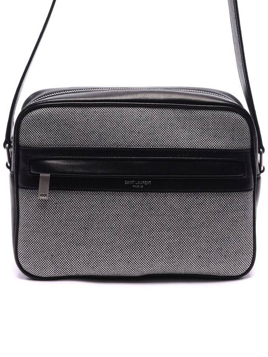 Luxury Saint Laurent Trending 2025 Camp Camera Cross Bag Grey