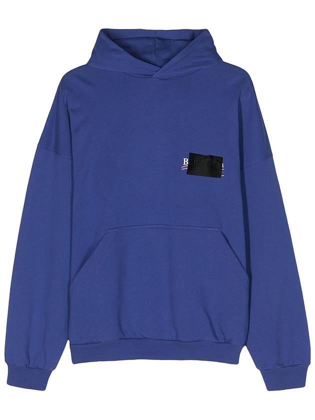 Luxury Balenciaga Trending 2025 Gaffer Maxi Hoodie Blue