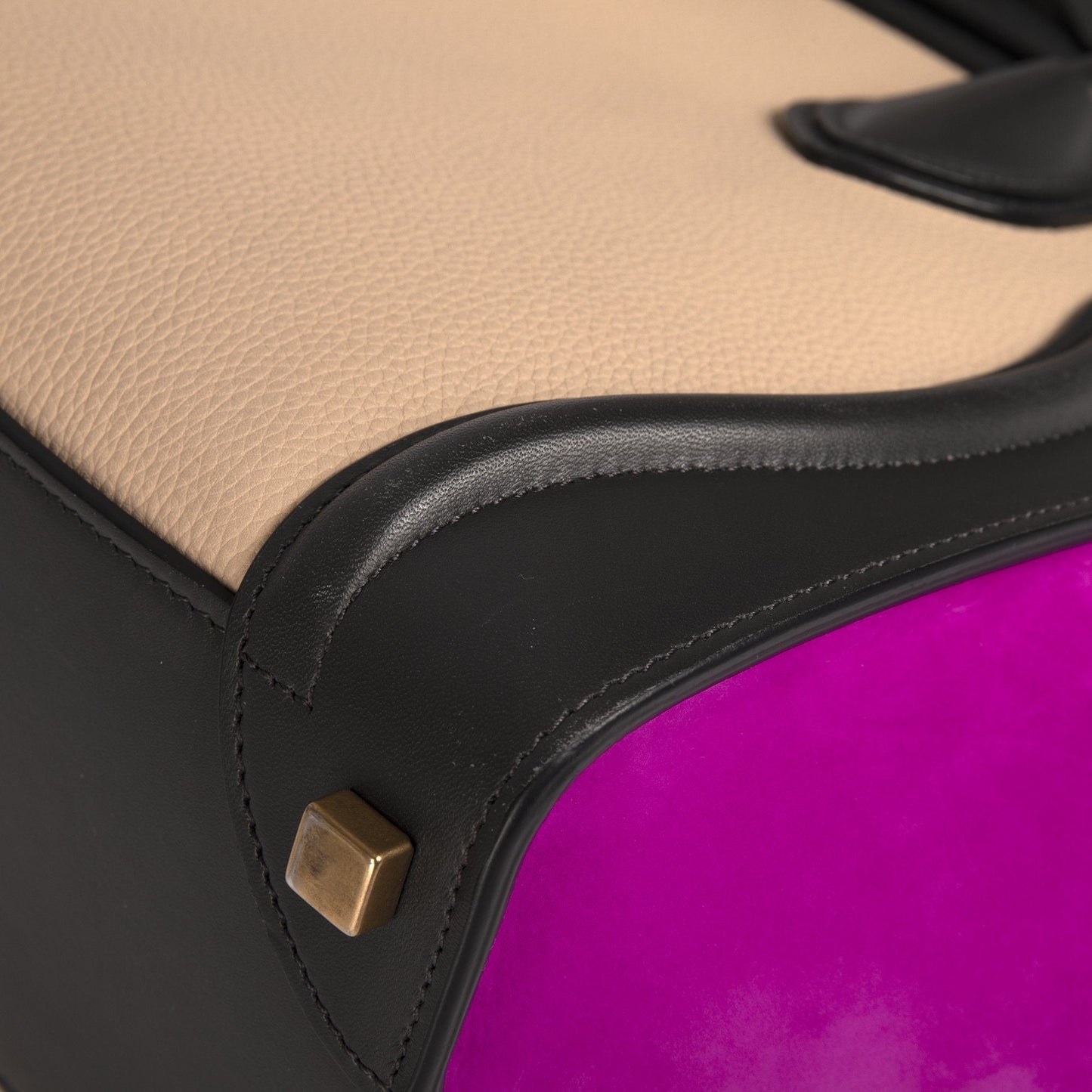 Celine Tricolor Micro Luggage Tote