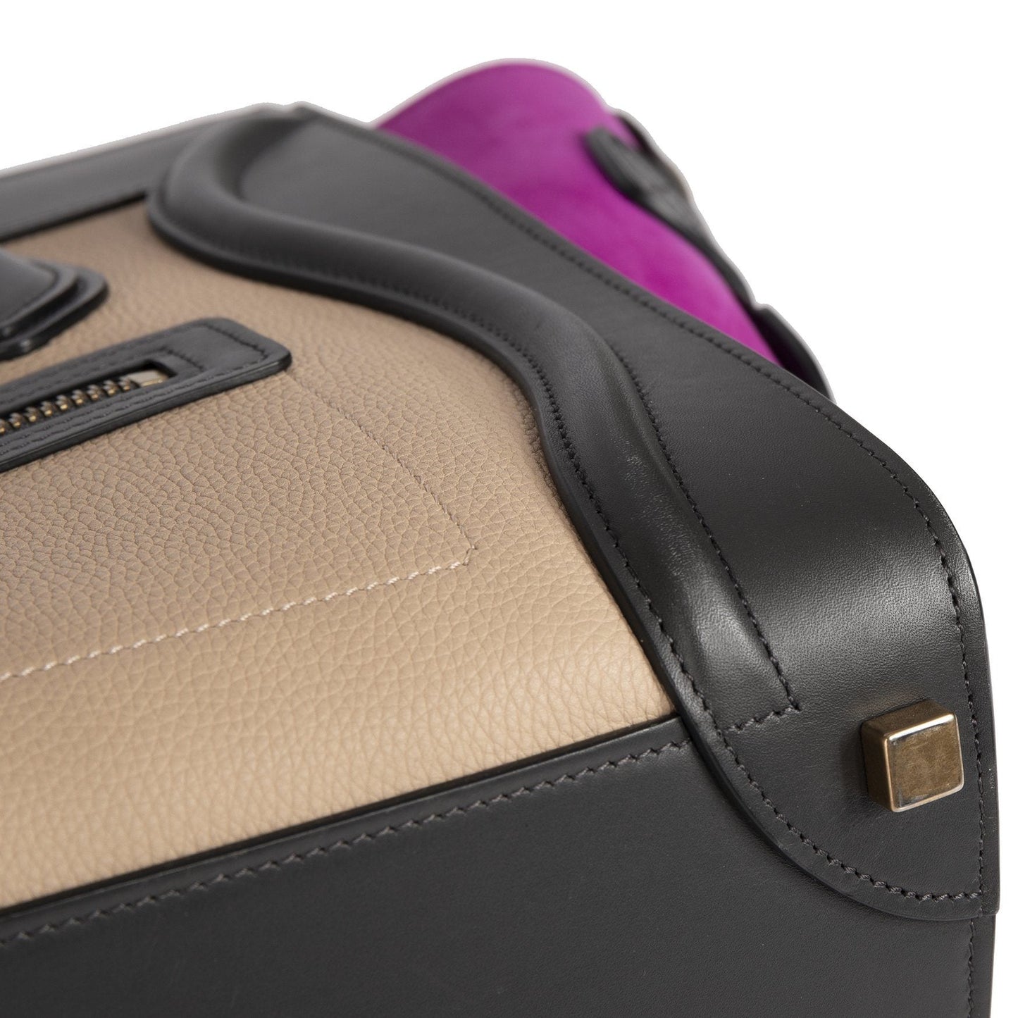 Celine Tricolor Micro Luggage Tote