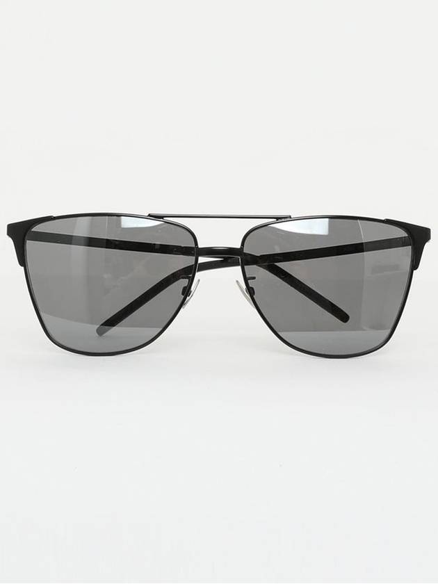 Luxury Saint Laurent Trending 2025 Eyewear Aviator Metal Sunglasses Black