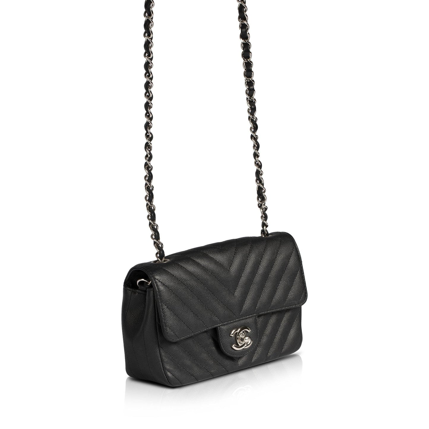 Chanel 2018 Chevron Mini Flap Bag