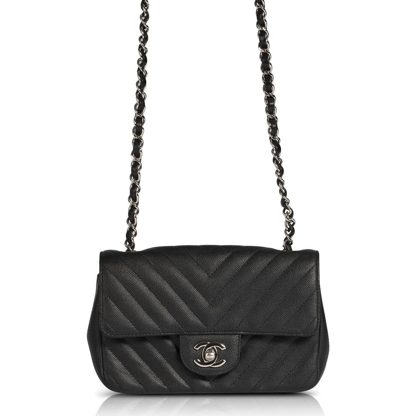 Chanel 2018 Chevron Mini Flap Bag