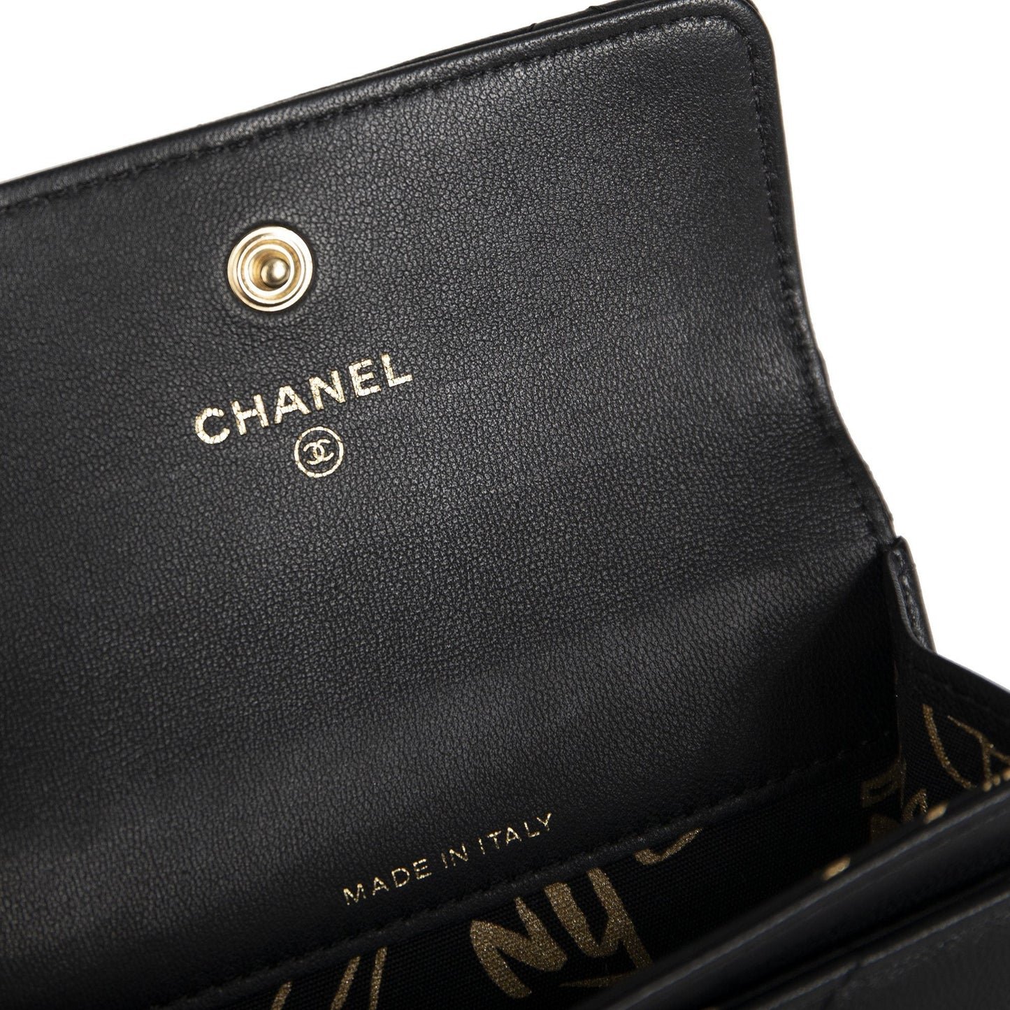Chanel 2019 Black Lambskin Classic Card Holder