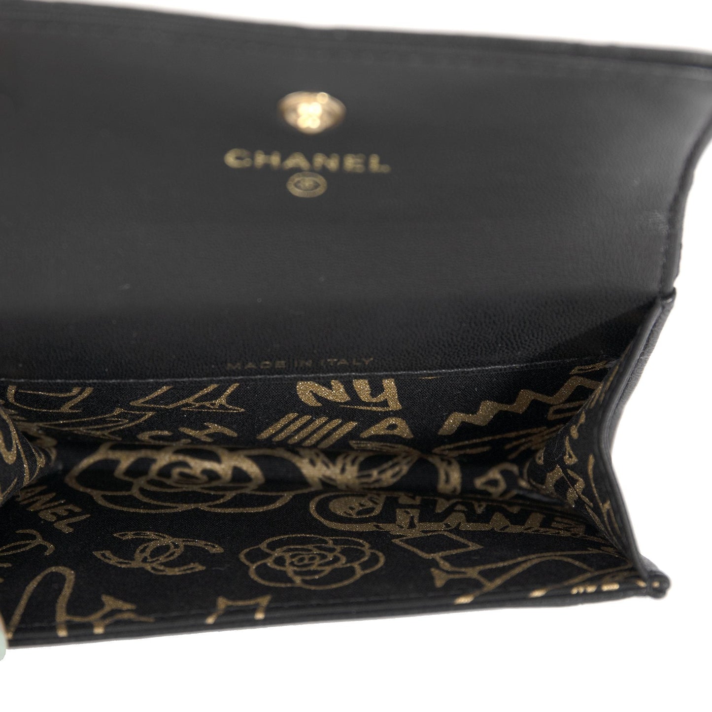 Chanel 2019 Black Lambskin Classic Card Holder
