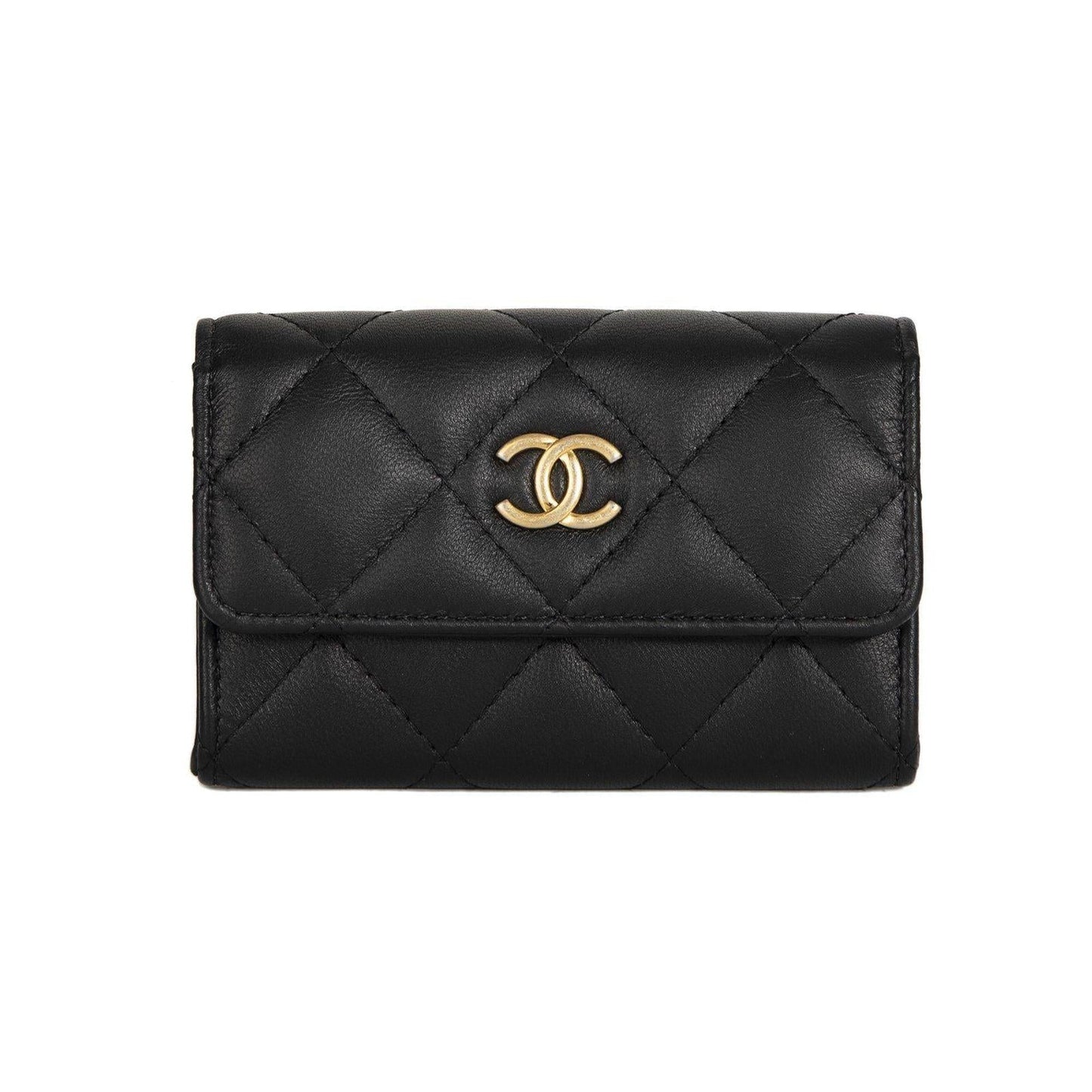 Chanel 2019 Black Lambskin Classic Card Holder