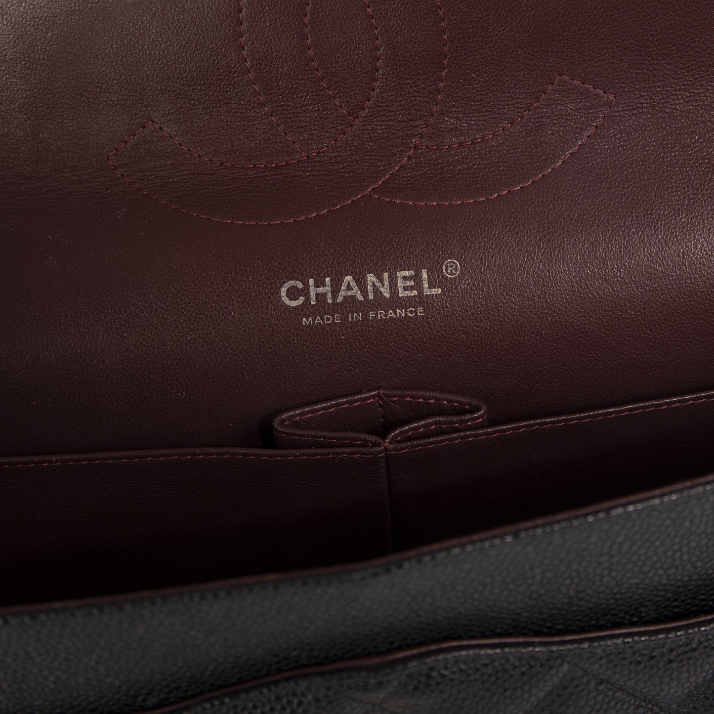 Chanel Black Caviar Classic Jumbo Double Flap Bag