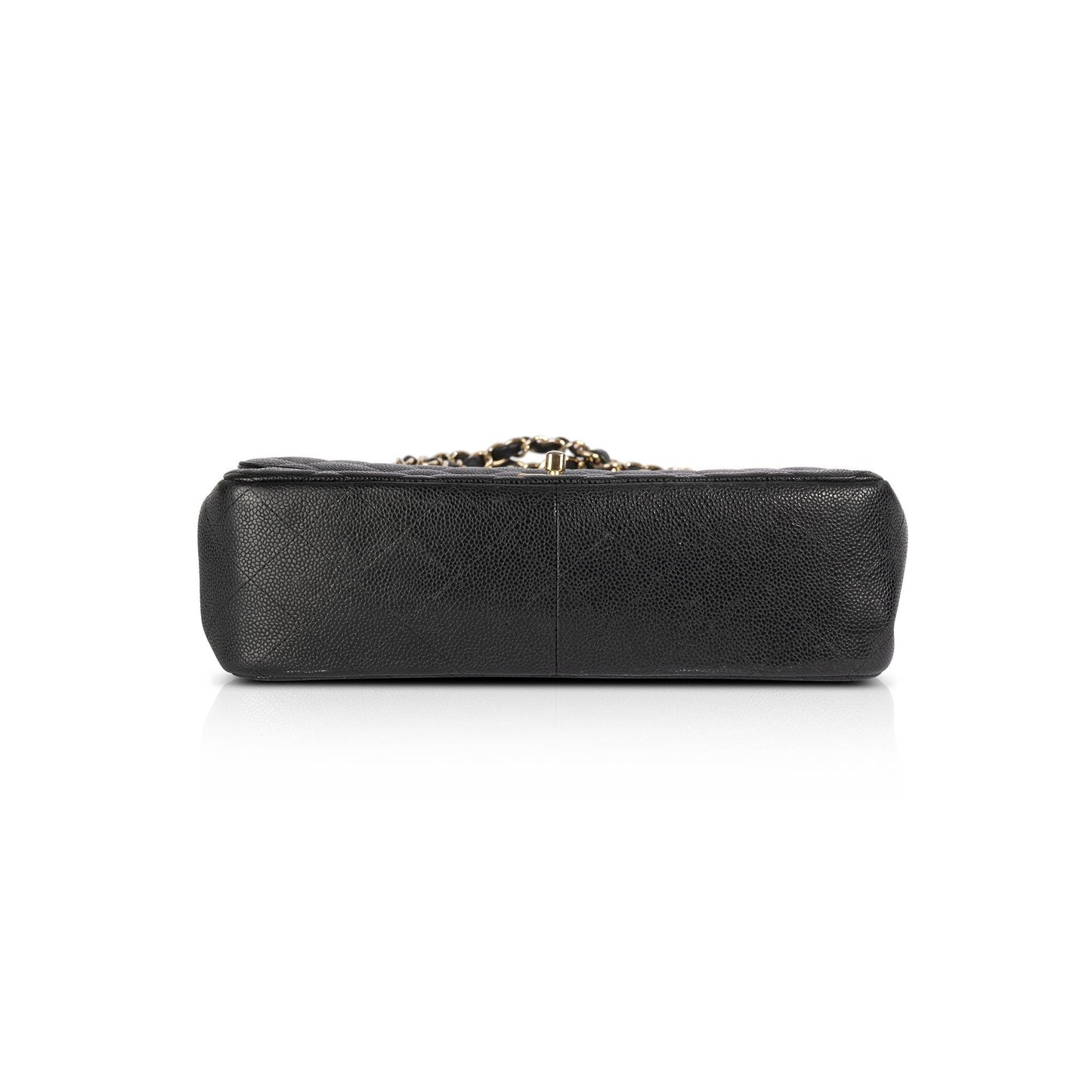 Chanel Black Caviar Classic Jumbo Double Flap Bag
