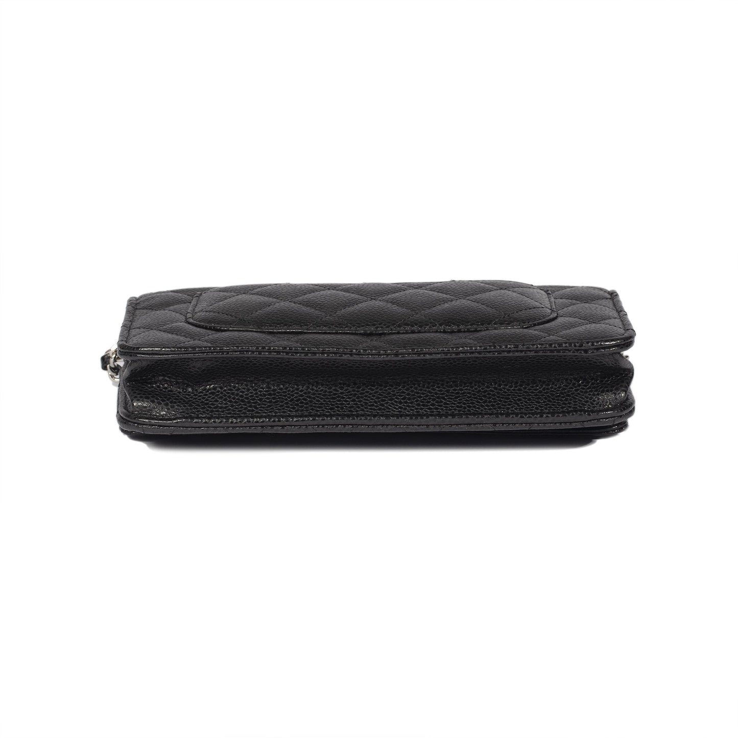 Chanel Black Caviar Classic Wallet on Chain