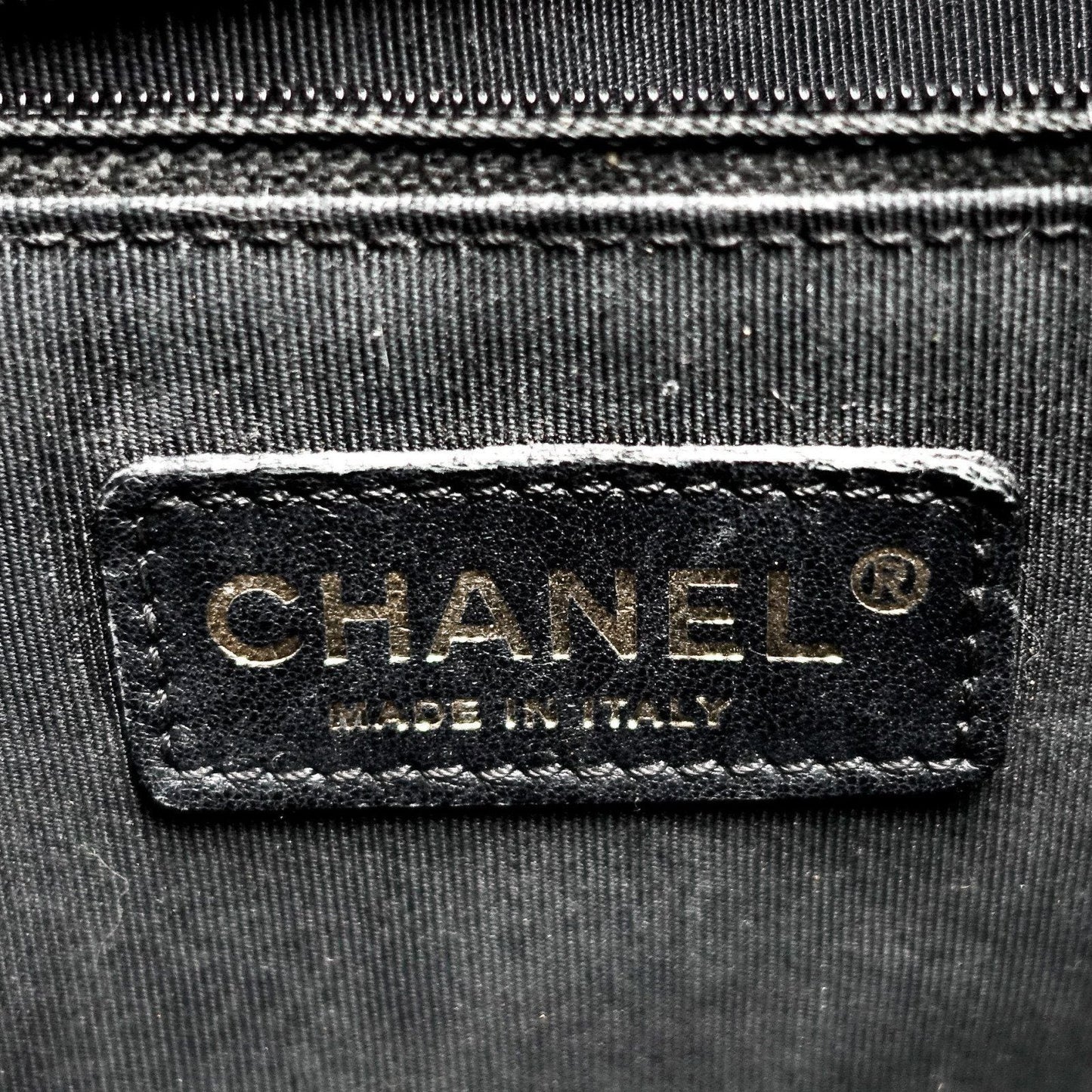 Chanel Black Caviar Leather Petite Shopping Tote