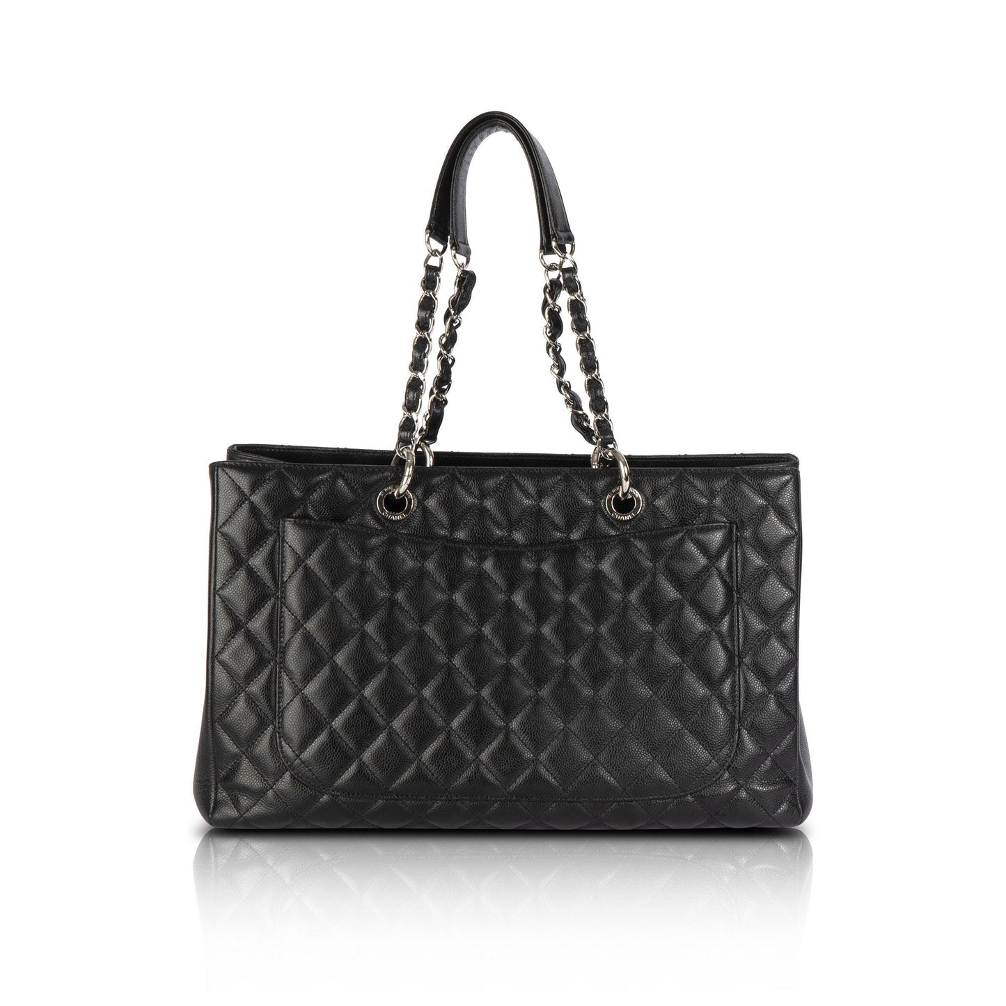 Chanel Black Caviar Leather XL Grand Shopping Tote (GST)