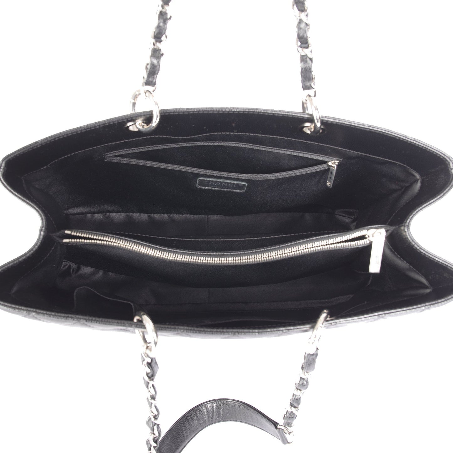 Chanel Black Caviar Leather XL Grand Shopping Tote (GST)