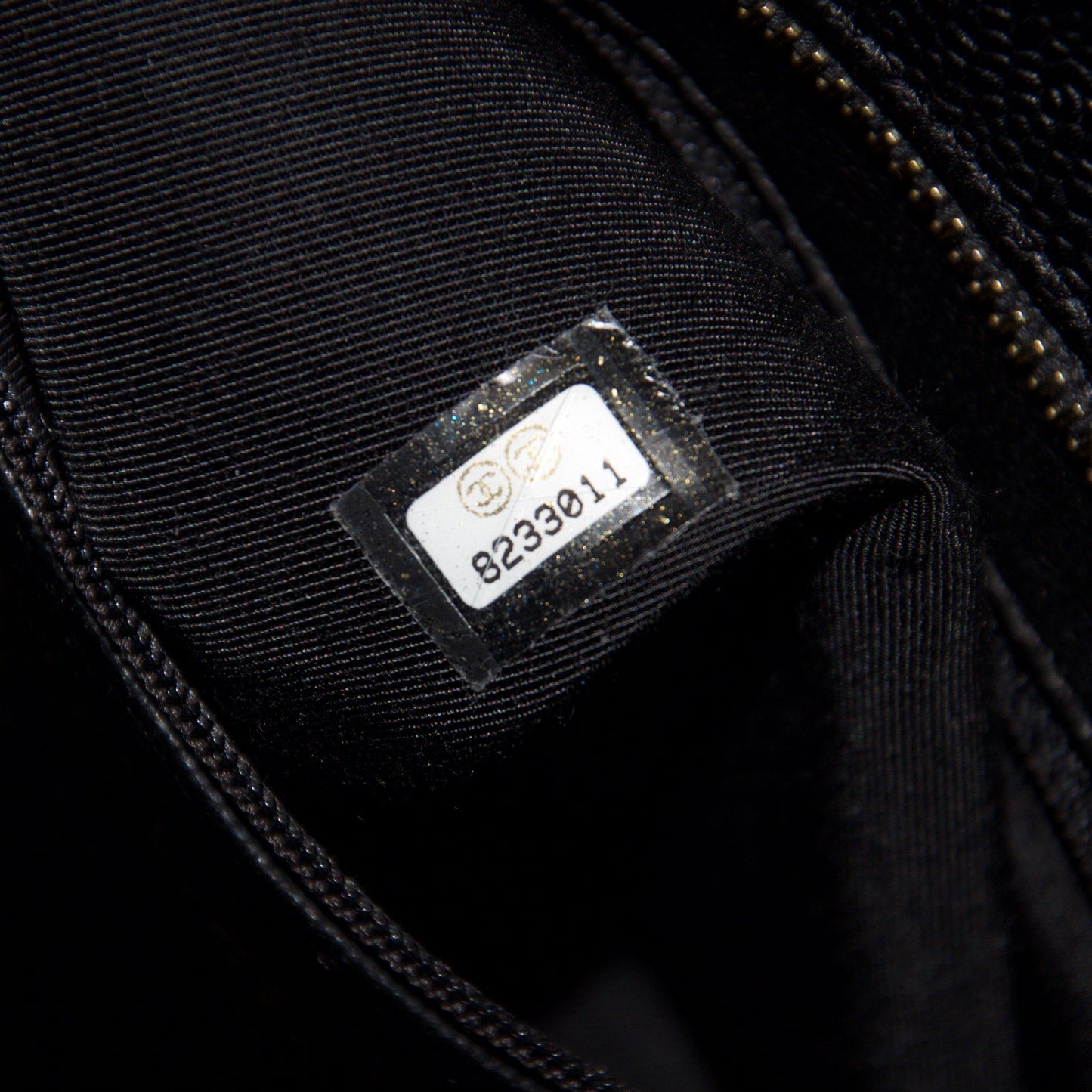 Chanel Black Caviar Medallion Tote