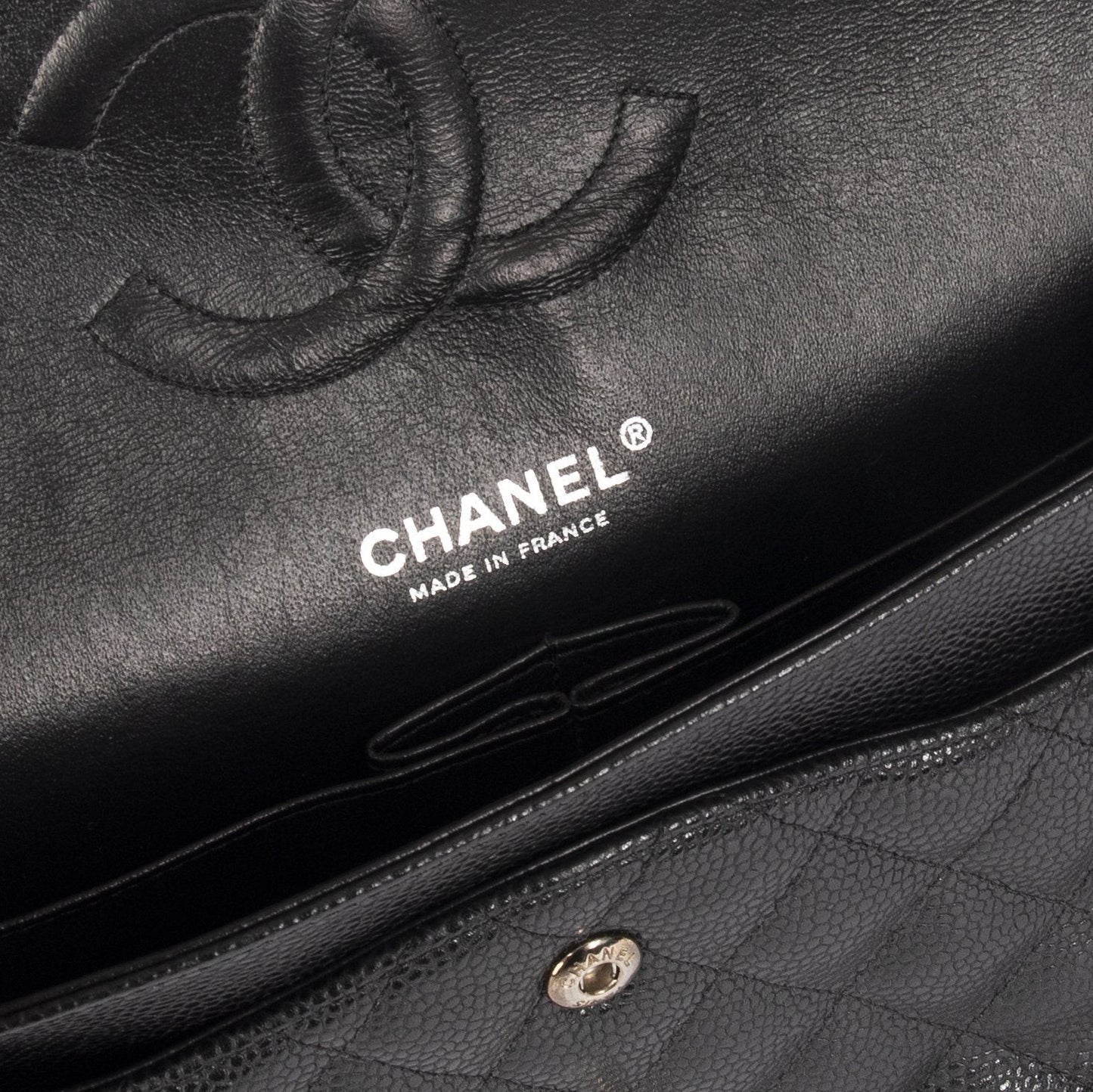 Chanel Black Caviar Medium Classic Double Flap Bag