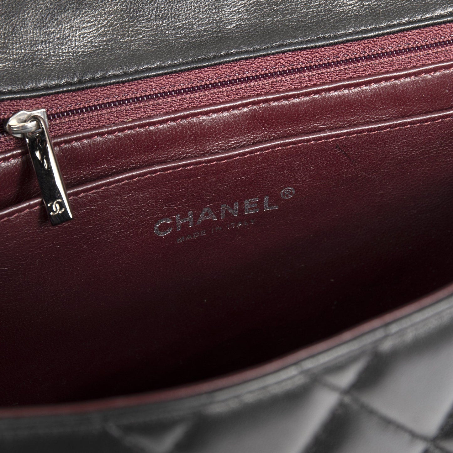 Chanel Black Lambskin Classic Jumbo Single Flap Bag