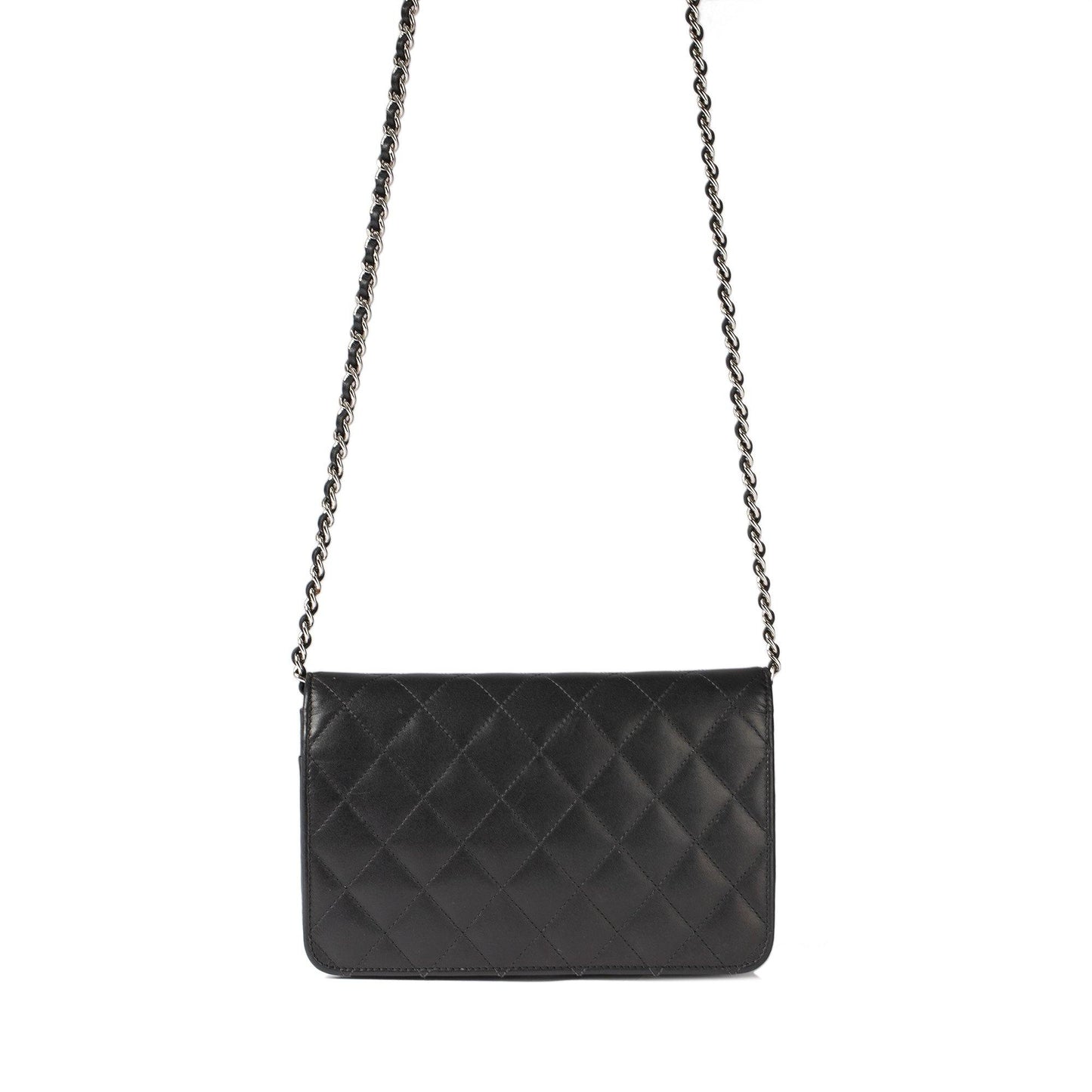 Chanel Black Ligne Cambon Wallet on Chain