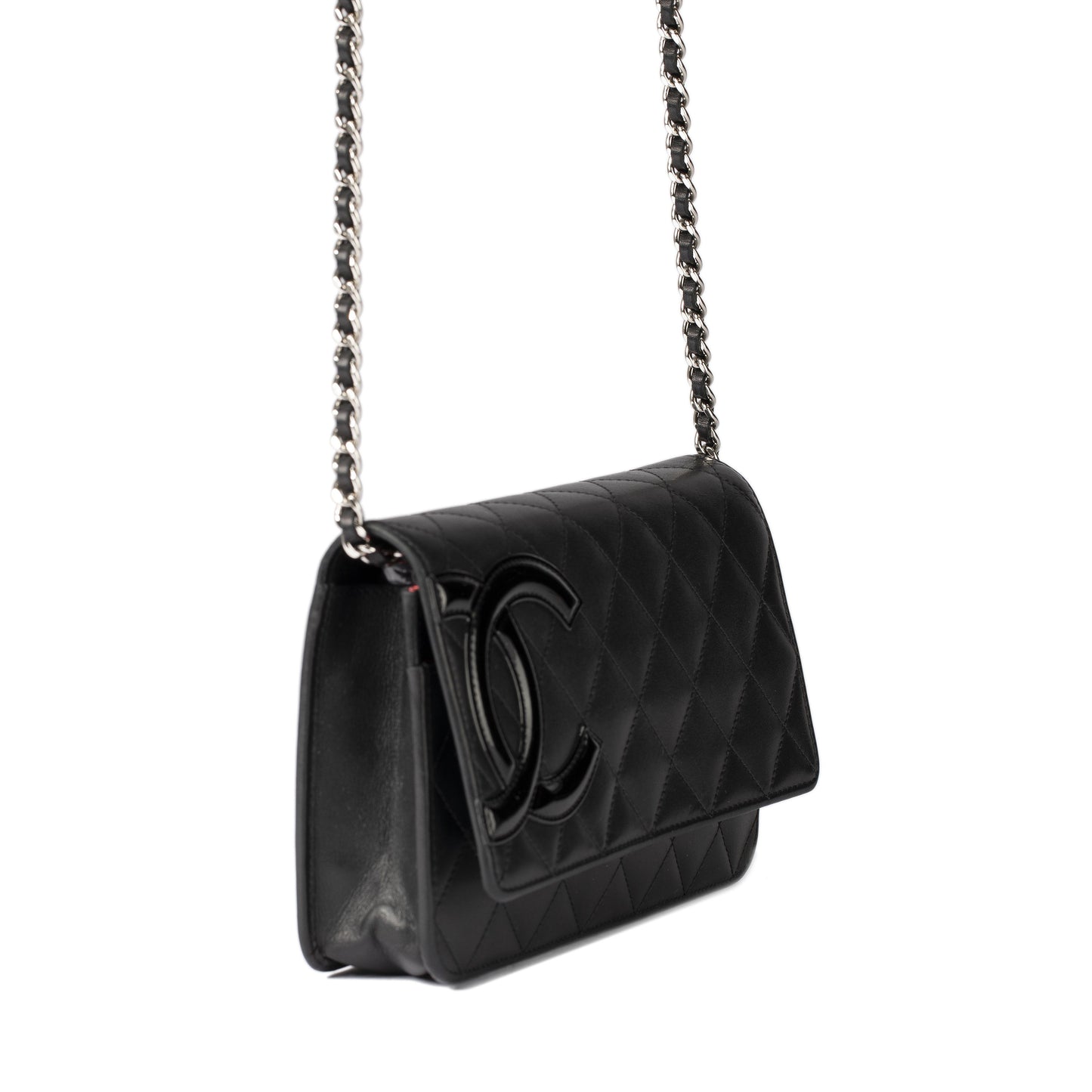 Chanel Black Ligne Cambon Wallet on Chain
