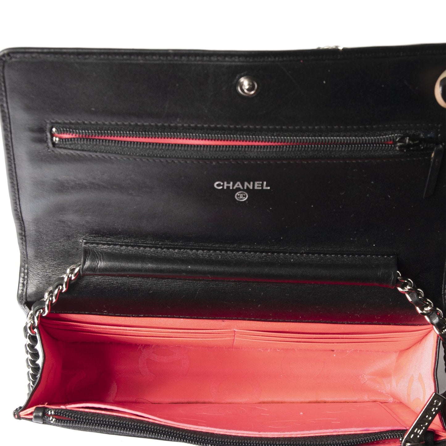 Chanel Black Ligne Cambon Wallet on Chain