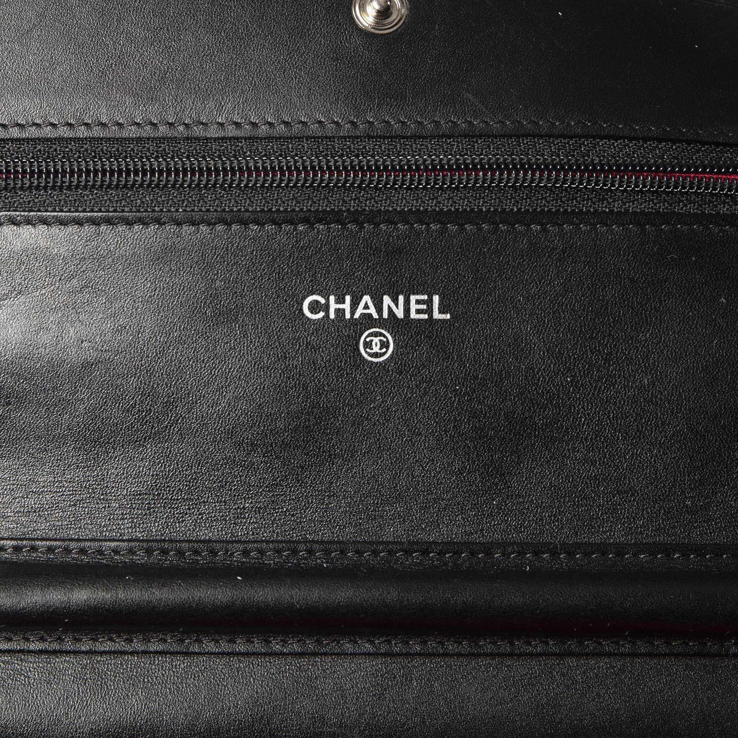 Chanel Black Ligne Cambon Wallet on Chain
