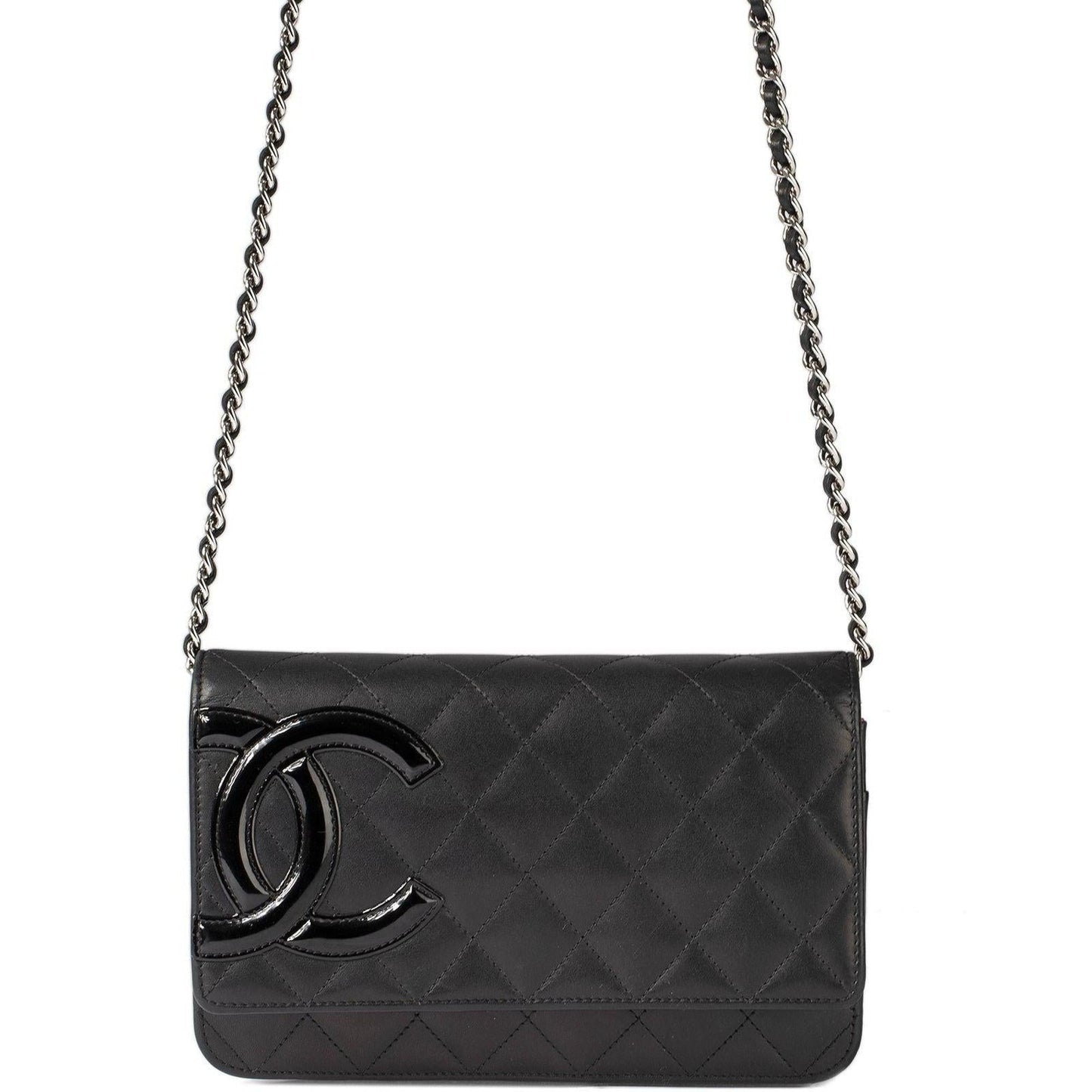 Chanel Black Ligne Cambon Wallet on Chain
