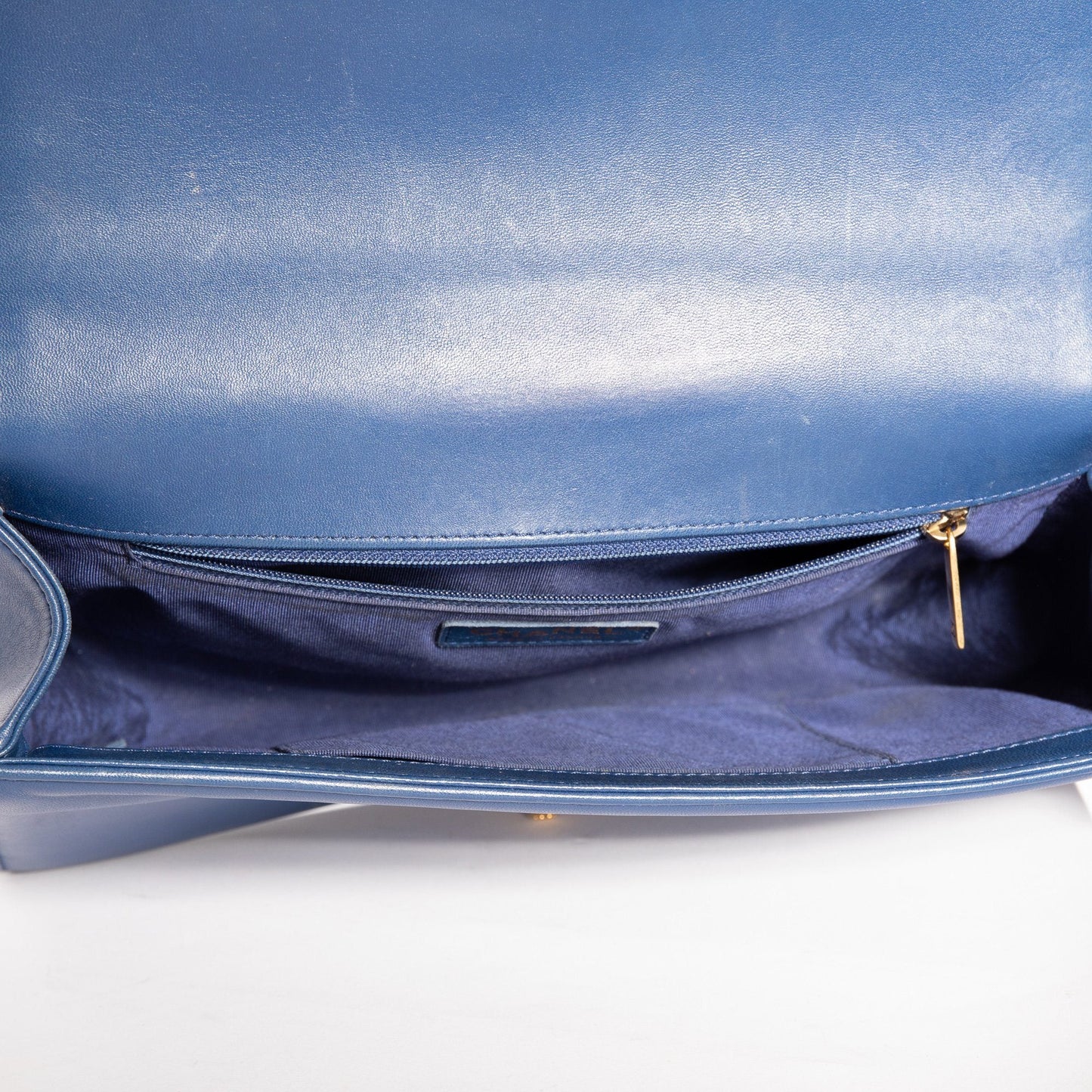 Chanel Blue Large Boy Bag