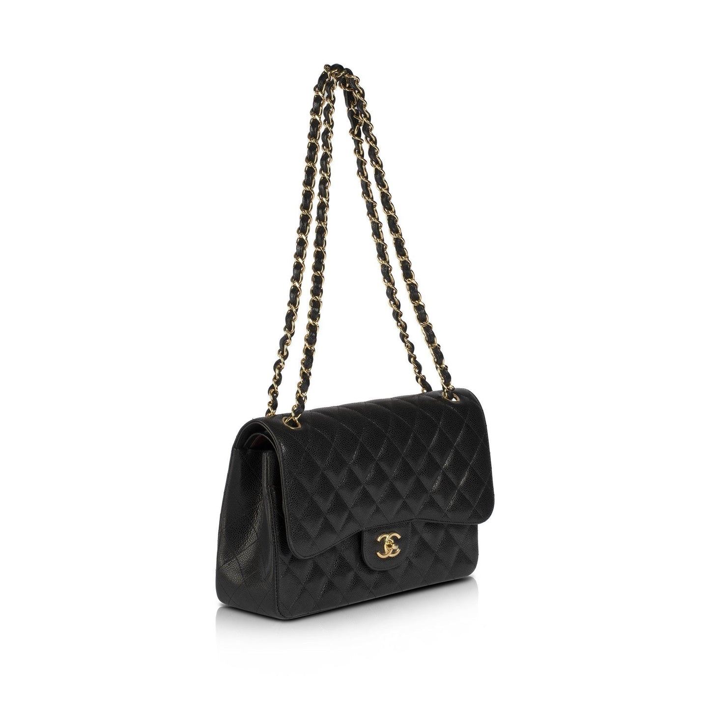 Chanel Caviar Classic Jumbo Double Flap Bag