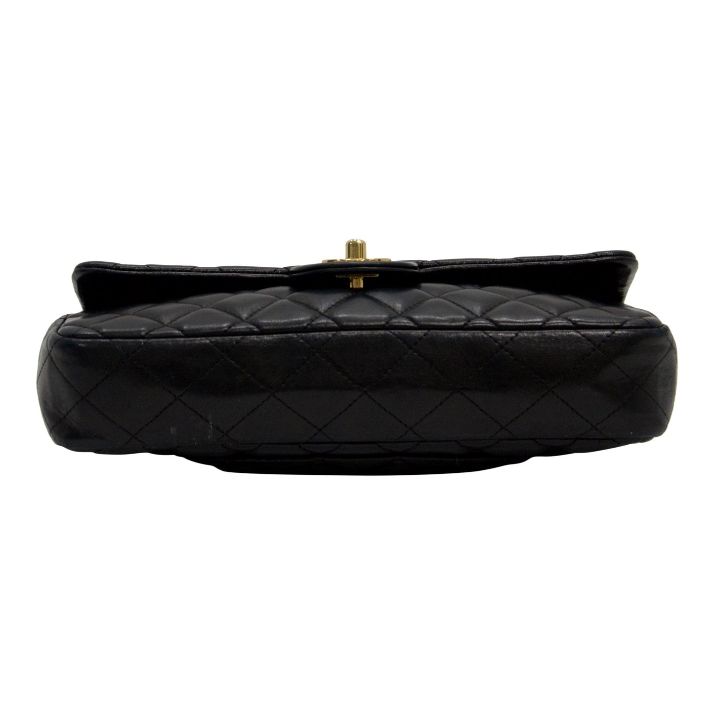 Chanel East West Quilted Flap Bag