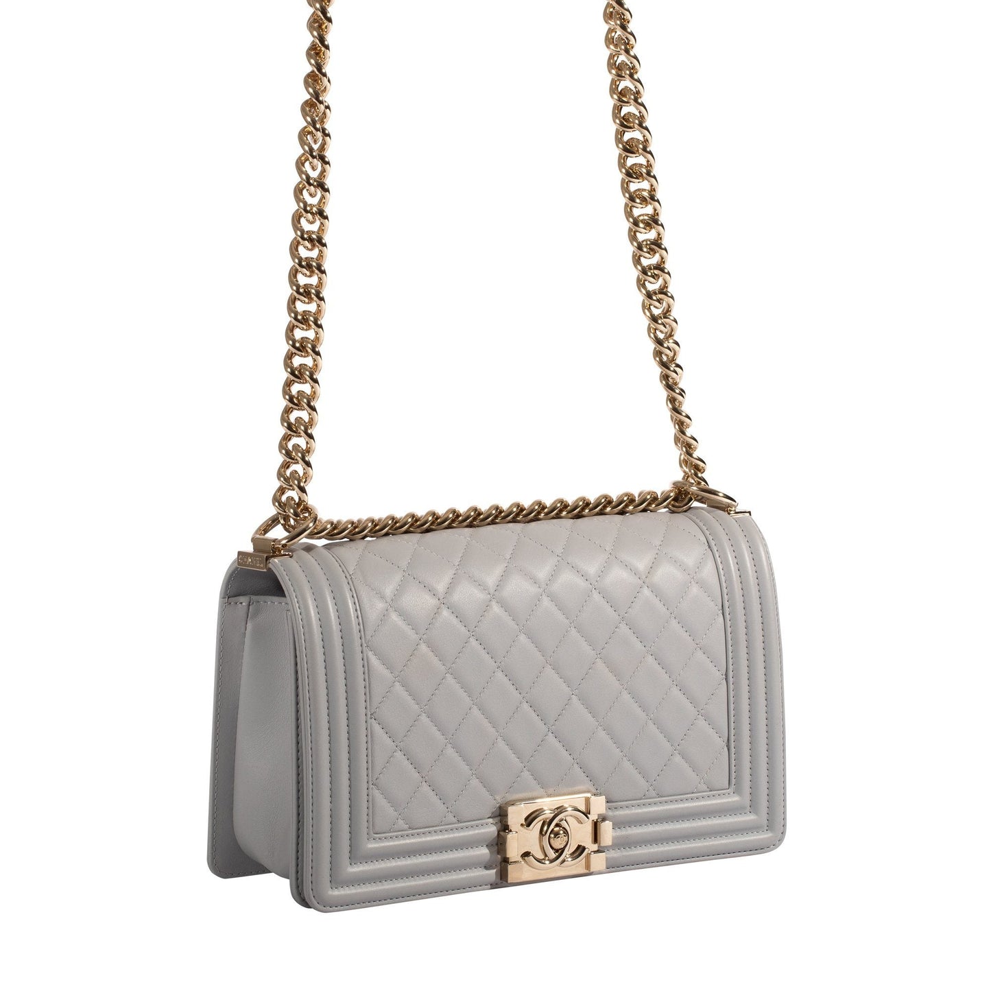 Chanel Grey Medium Boy Bag