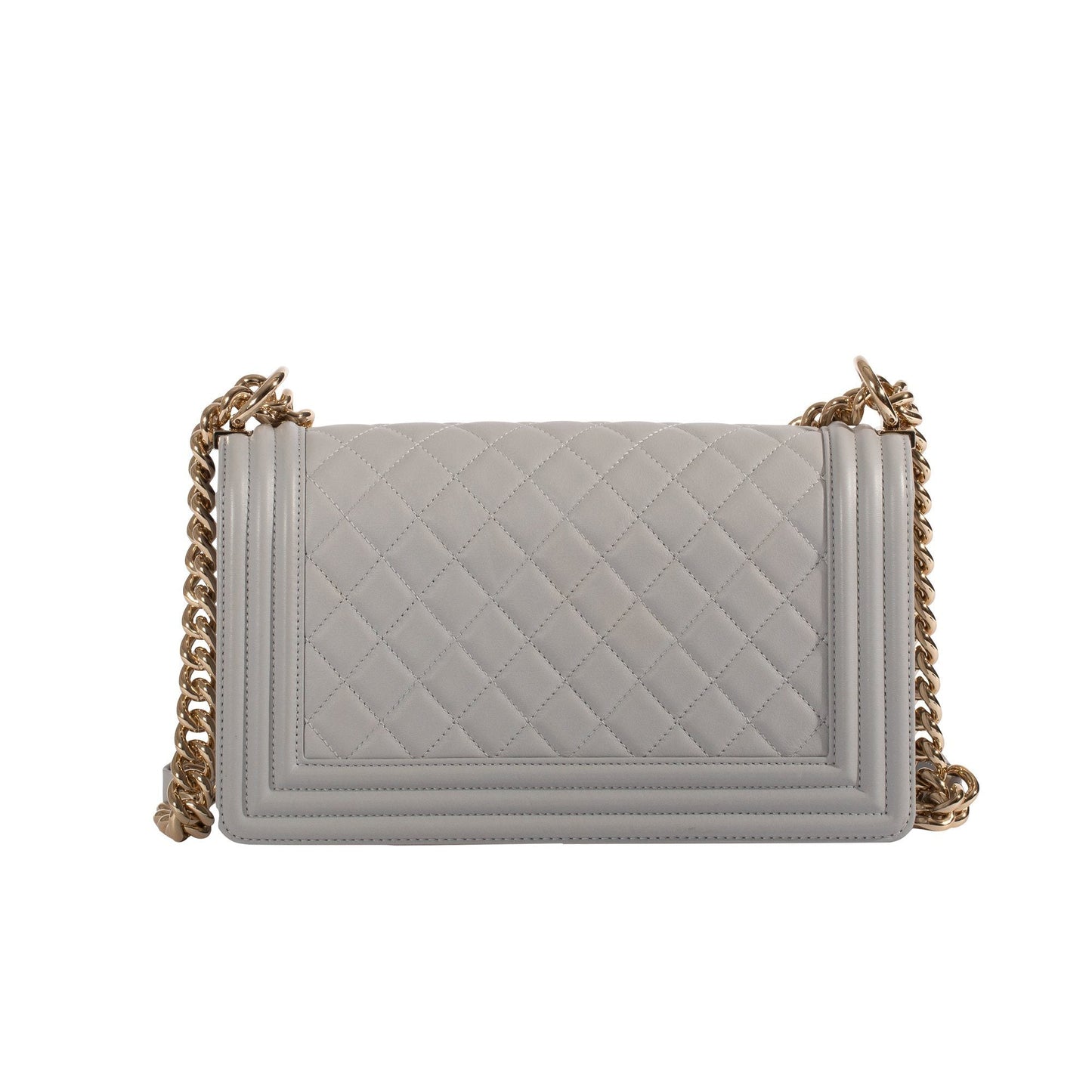 Chanel Grey Medium Boy Bag